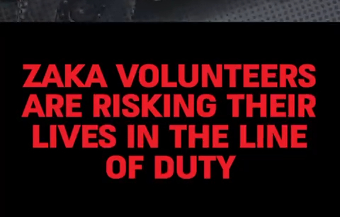 Zaka Volunteers in the line of duty!